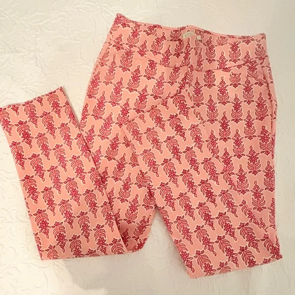 Spartina Maren Pull-On Pant Callawassie Blooms Size Large NWOT - Picture 5 of 12